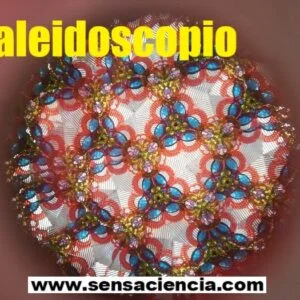 Caleidoscopio y reflexión de la luz