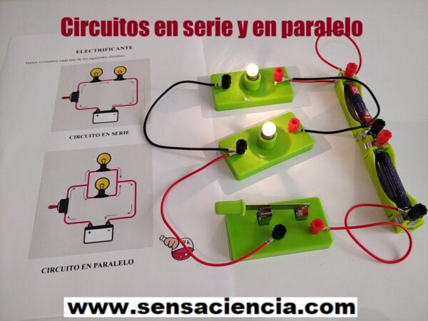 Crear circuitos en serie y en paralelo