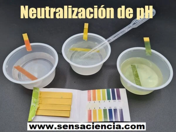 Experimento para niños sobre la neutralización de pH
