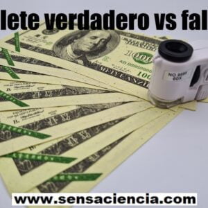 Experimentos para niños sobre los billetes falsos