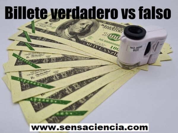 Experimentos para niños sobre los billetes falsos