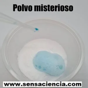 Reacción química para diferenciar sustancias